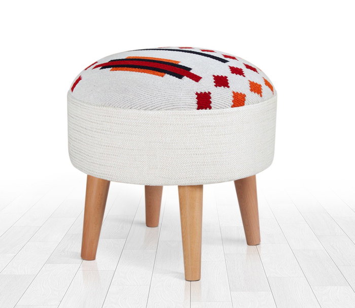 Atelier Del Sofa Puf Farm Blanco